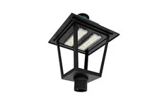 Luminaria de color negro para explicar Beneficios de usar productos GE Current en ambientes de alto rendimiento